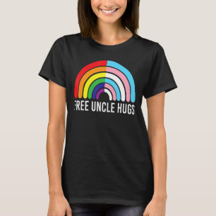 Free farbror Hugs Rainbow Transgender Flagga Lgbtq T Shirt