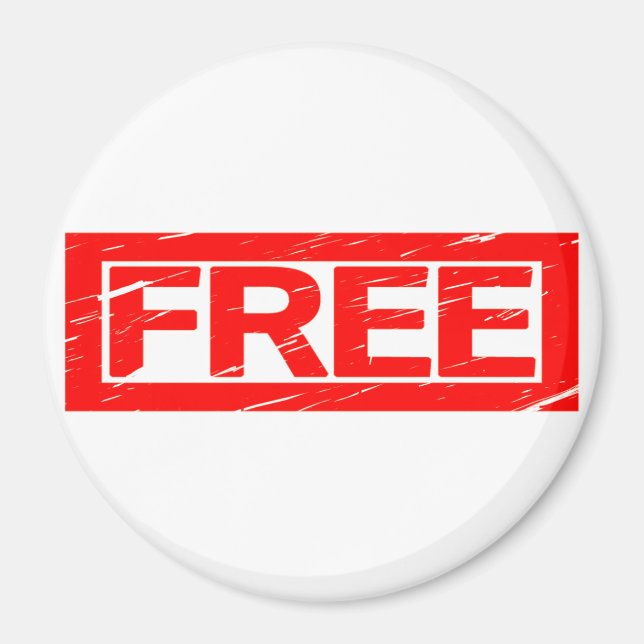 Free Frimärke Magnet (Framsidan)