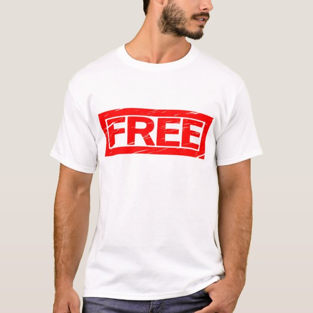 Free Frimärke T Shirt (Framsida)