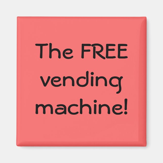 FREE-gästen maskin! Magnet (Framsidan)