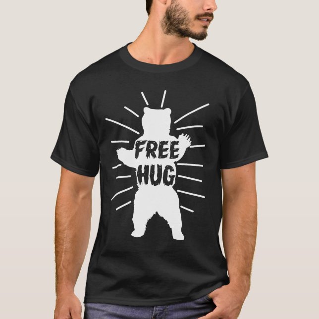Free Hug Tees Cactus Graphic T Shirt (Framsida)