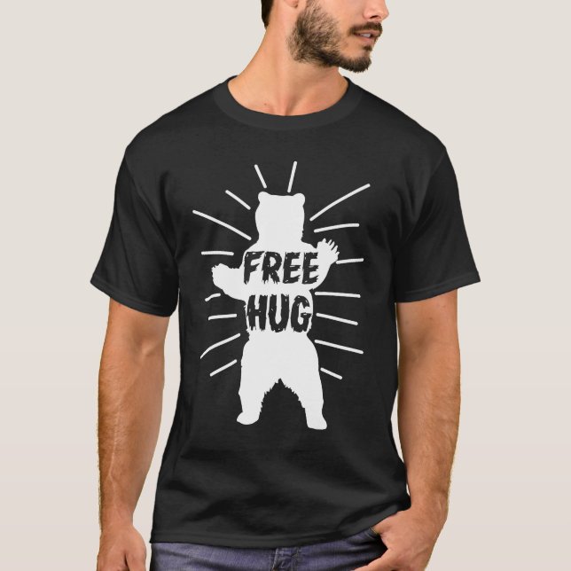 Free Hug Tees Cactus Graphic T Shirt (Framsida)