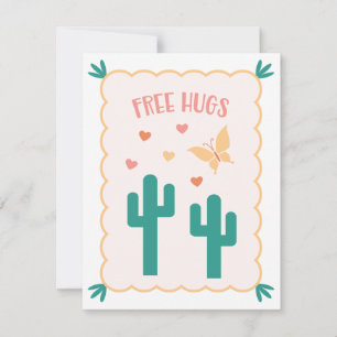 "Free Hugs" Alla hjärtans dagskort Kort