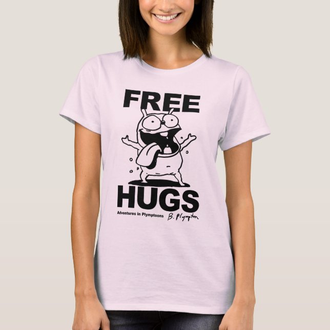 "Free Hugs" Bill Plyton Hund tröja (Framsida)