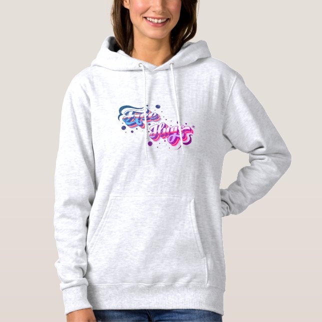 Free Hugs - Deluxe Lila Fest Edition T Shirt (Framsida)
