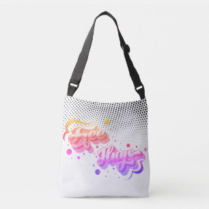 Free Hugs - Deluxe Rainbow Dots Mix Edition Axelväska
