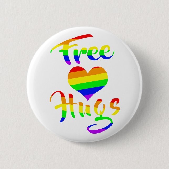 Free Hugs | HBT-Pride+ Knapp (Framsida)