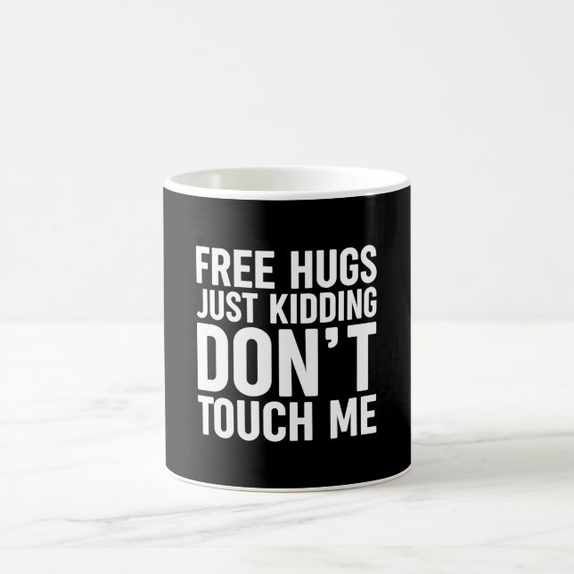 Free Hugs Kidding Tout Touch Me - Cactus Kaffemugg (Center)
