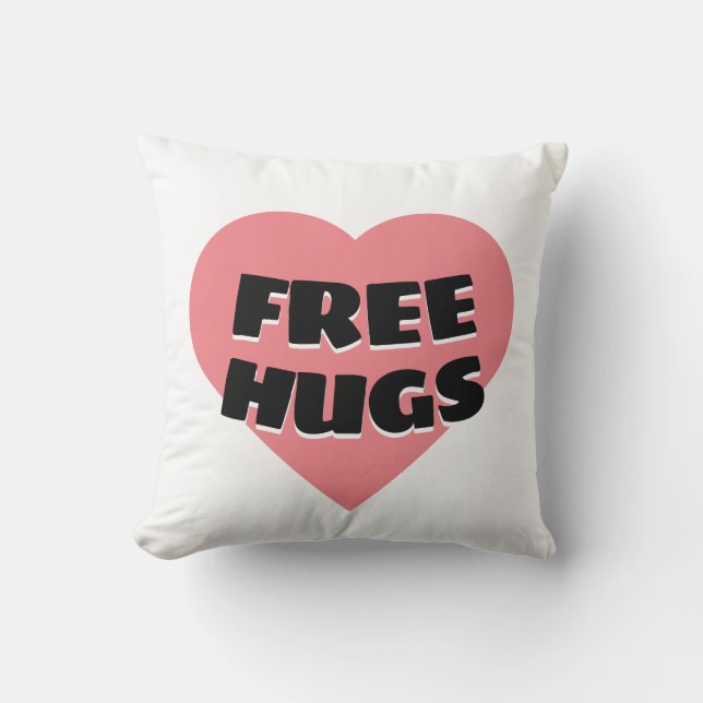 Free Hugs Kudde (Framsida)