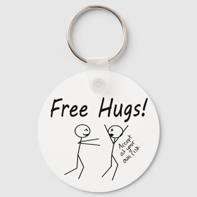 Free Hugs Nyckelring (Framsida)