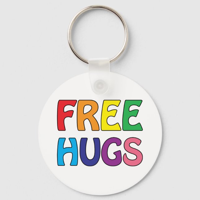 Free Hugs Nyckelring (Framsida)