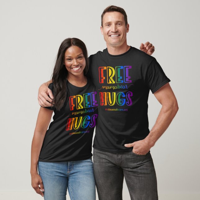 Free Hugs Rainbow T-shirt (Unisex)