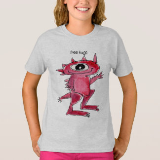 Free Hugs Rosa Alien T Shirt