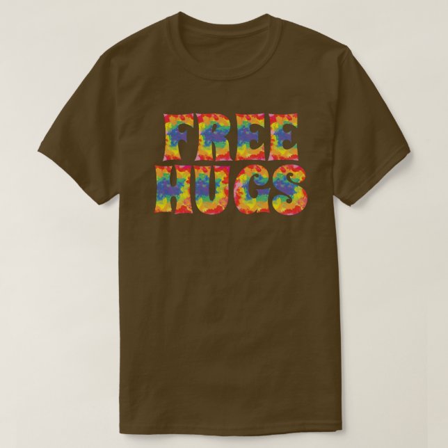 Free Hugs T Shirt (Design framsida)