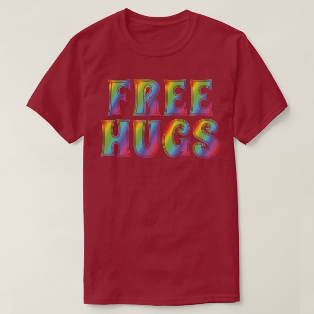 Free Hugs T Shirt (Design framsida)