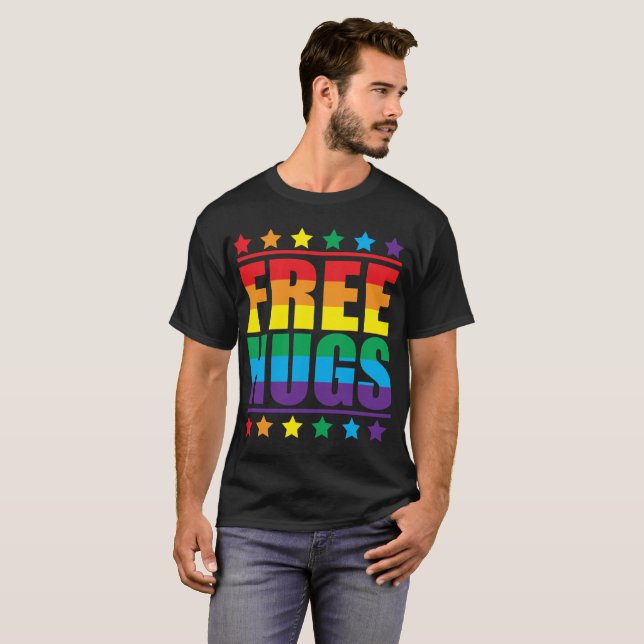 Free Hugs Tee Shirt (Hel framsida)