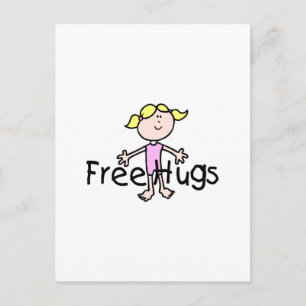 Free Hugs Vykort