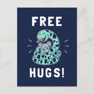 Free Hugs Vykort
