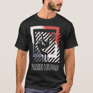 Free Hus Cuddle Embrace Professionell Wrestling Co T Shirt