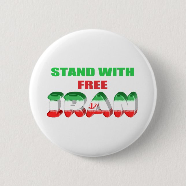 Free Iran Design Knapp (Framsida)