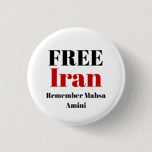 FREE IRAN-MINNEN Mahsa Amini-knapp Knapp