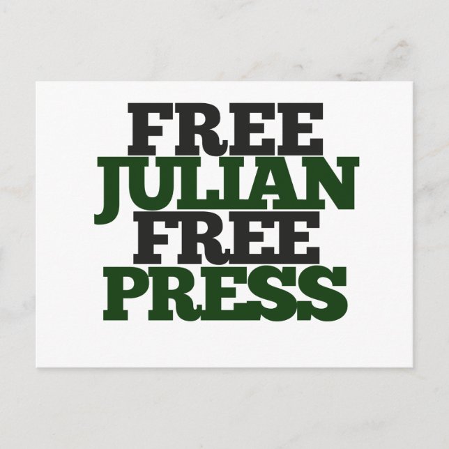 Free Julian Vykort (Framsida)
