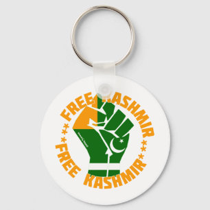 Free Kashmir Nyckelring