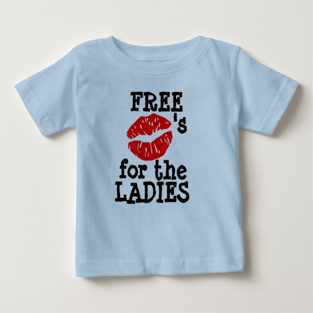 "Free Kisses for the DAM" T- Shirt Tröja (Framsida)