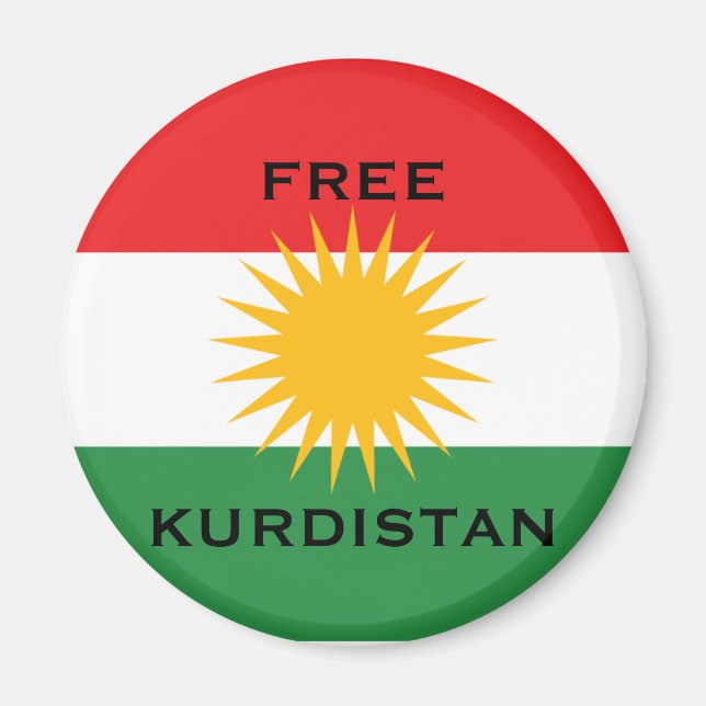 FREE  KURDISTAN MAGNET (Framsidan)
