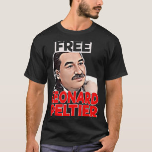 FREE LEONARD PELTIER Frihetsfängelseledare T Shirt