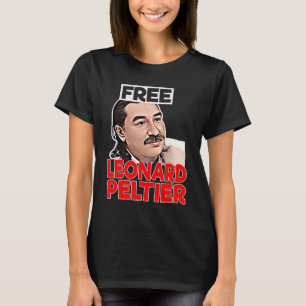 FREE LEONARD PELTIER Frihetsfängelseledare T Shirt