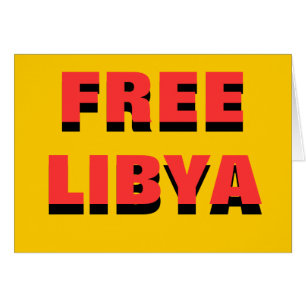FREE LIBYA HÄLSNINGSKORT