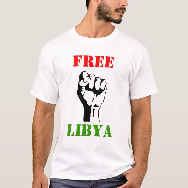 FREE LIBYA T-SHIRT (Framsida)