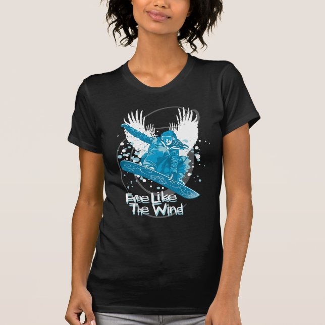 Free like the wind tee shirt (Framsida)