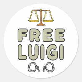 Free Luigi Runt Klistermärke