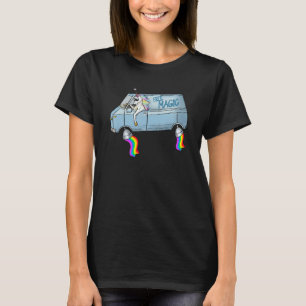 Free Magic Unicorn Driver Fantasy Rainbow T Shirt