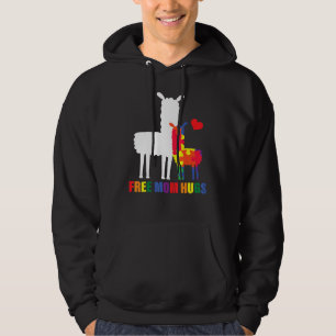 Free Mamma Huge Autism Awareness Llama Puzzle Desi Hoodie