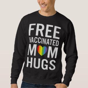 Free Mamma Hugs Gay pride HGBTQ Proud Mamma Fully Lång Ärmad Tröja