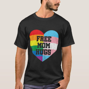 Free Mamma Hugs Gay pride Transgender Rainbow Flag T Shirt