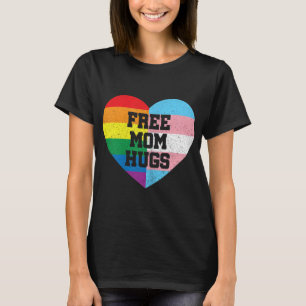 Free Mamma Hugs Gay pride Transgender Rainbow Flag T Shirt