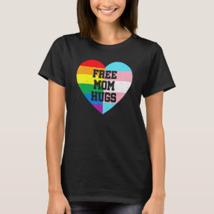 Free Mamma Hugs Gay pride Transgender Rainbow Flag T Shirt