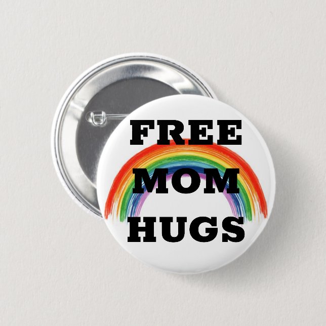 Free Mamma Hugs Knapp (Framsida & baksida)