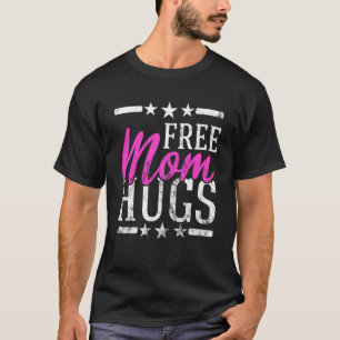 Free Mamma Hugs Lesbisk Gay Lgbt Proud Mor Rainbo T Shirt