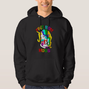 Free Mamma Hugs Lgbt Gay pride Hoodie