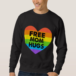 Free Mamma Hugs LGBT Lång Ärmad Tröja