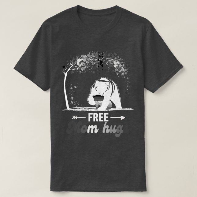 Free Mamma Hugs Proud Mamma Bear Heterosexual Prid T Shirt (Design framsida)