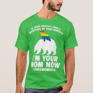Free Mamma Hugs Proud Mamma Bear LGBT Gay pride HB T Shirt