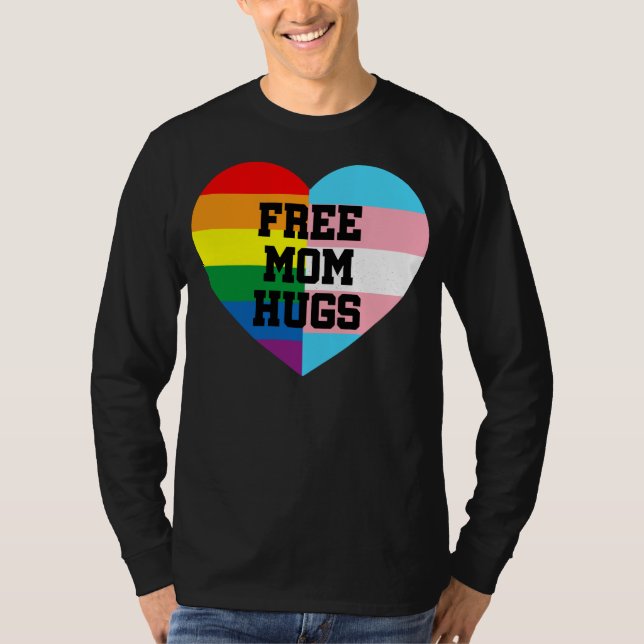 Free Mamma Hugs Shirt, Mamma Hugs Shirt, Proud Mam T Shirt (Framsida)
