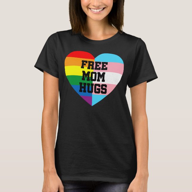 Free Mamma Hugs Shirt, Mamma Hugs Shirt, Proud Mam T Shirt (Framsida)