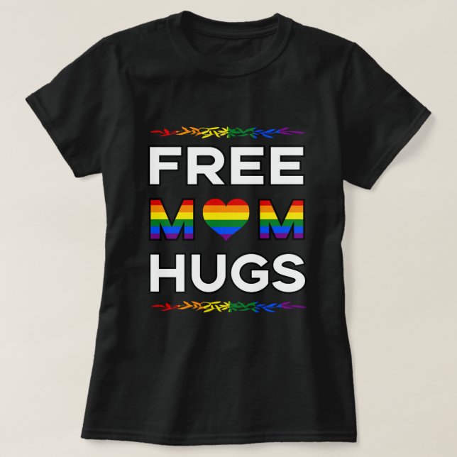 Free Mamma Hugs T Shirt (Design framsida)